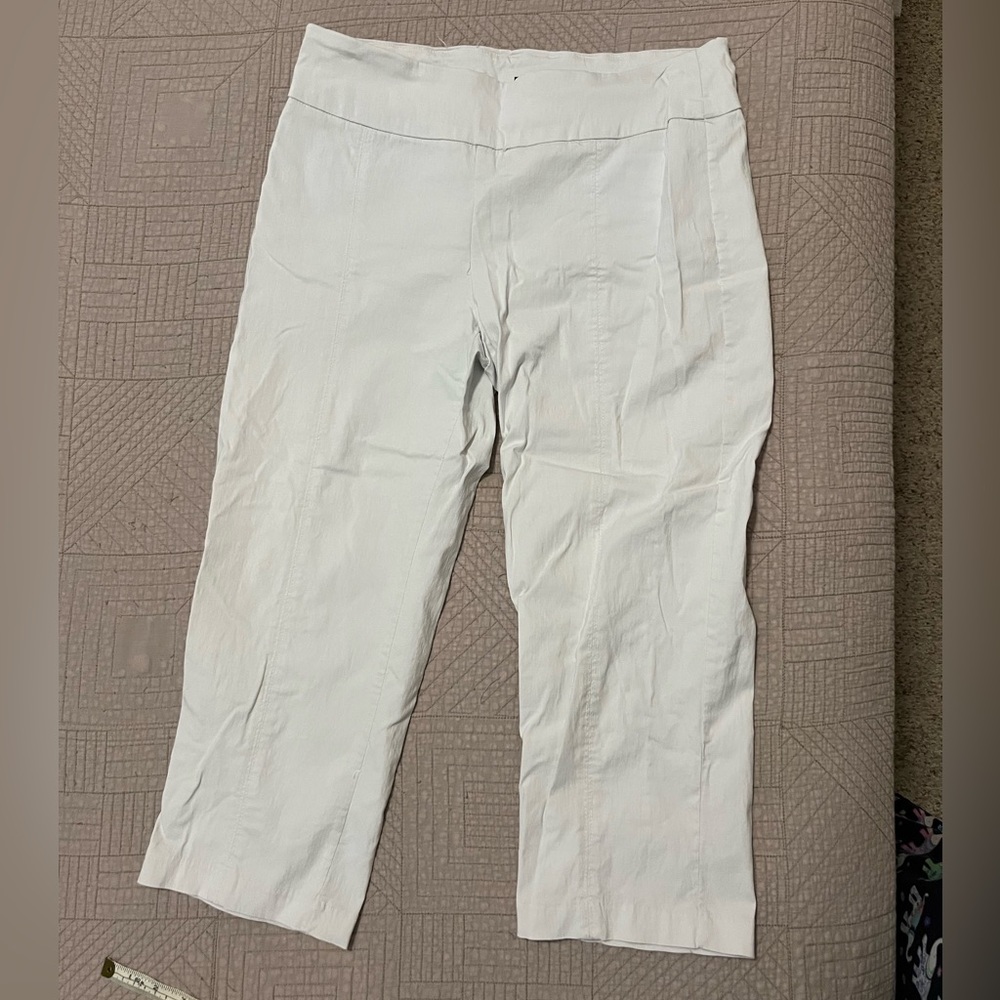🥥🏖️Zac & Rachel Crisp • White Clam-Diggers • Summer Staple 🐚